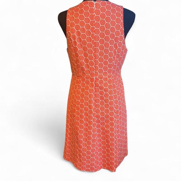 Gap orange and white retro style dress with pockets on the side Size 6P - Picture 5 of 5